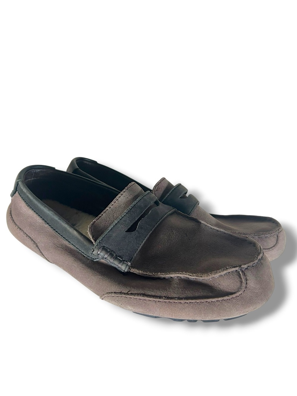 Ugg Men’s Tucker Brown Suede Driving Moccasin Size 12